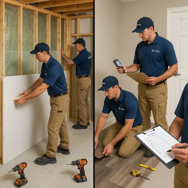 Repairs and Reconstruction process in Homeacre-Lyndora, PA